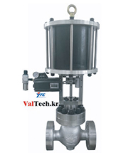 Globe Control Valve Pneumatic Piston Actuator ANSI