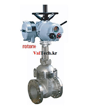 Multi-turn Gate Valve Rotork Electric Actuator ANSI